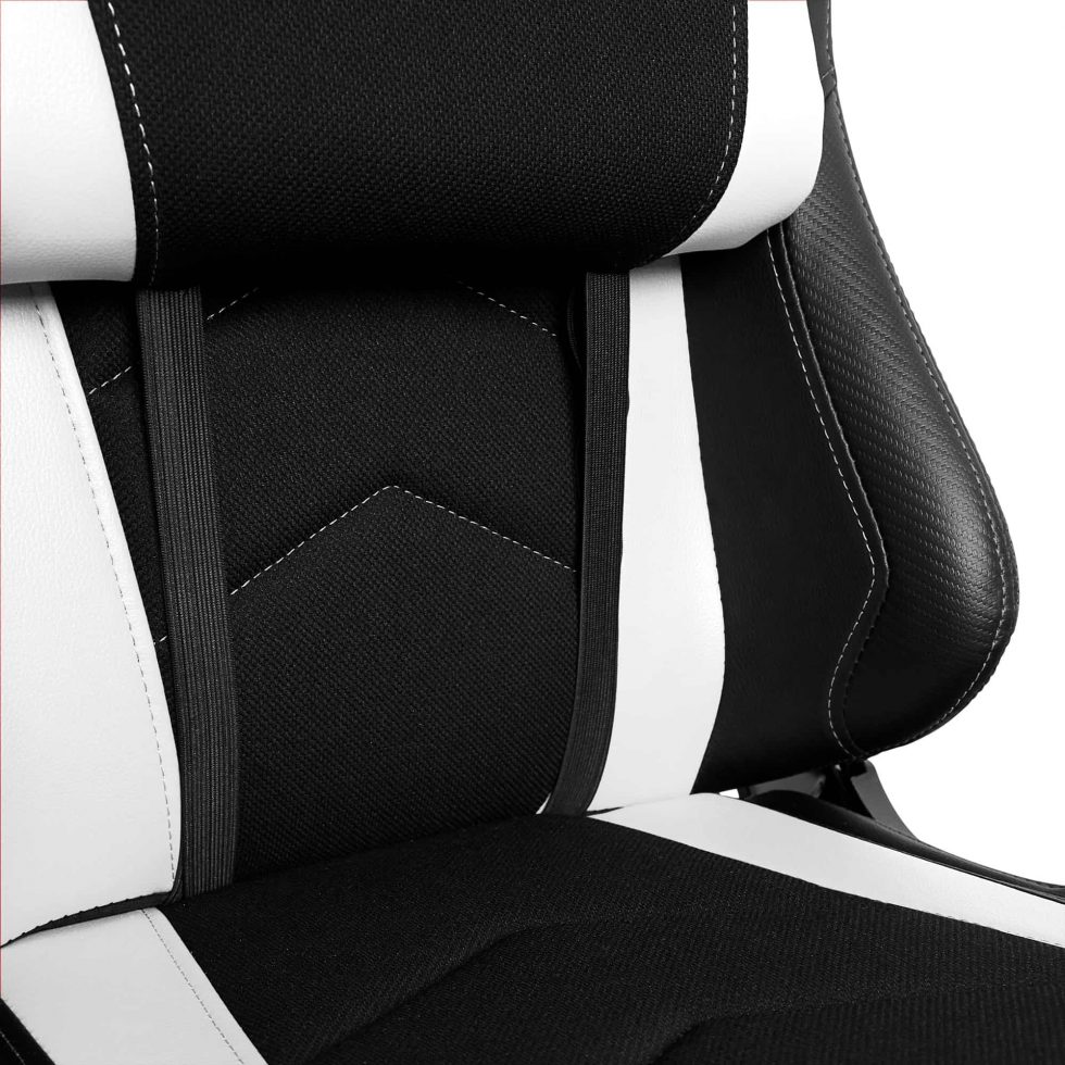 Gamvis EXPERT Fabric Gaming Chair - Black/White