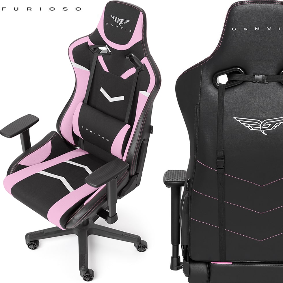 Gamvis FURIOSO Fabric Ladies’ Pink gaming chair