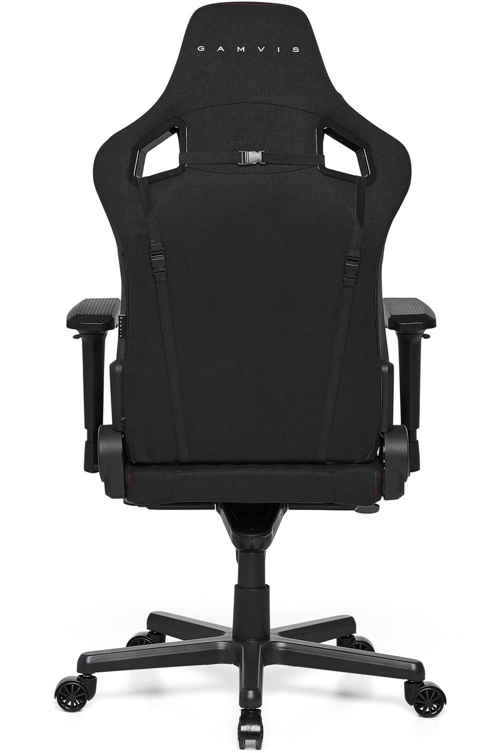 Gamvis Elite fabric gaming chair black red