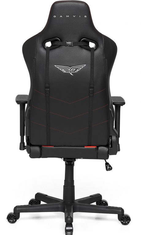 Gamvis Furioso Gaming Chair Black Red Fabric