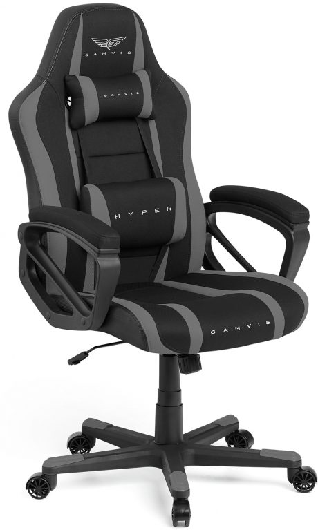 Gamvis Hyper Gaming Chair Fabric Black Gray