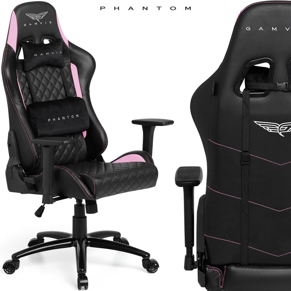 Gamvis Phantom Gaming Chair Quilted Pink