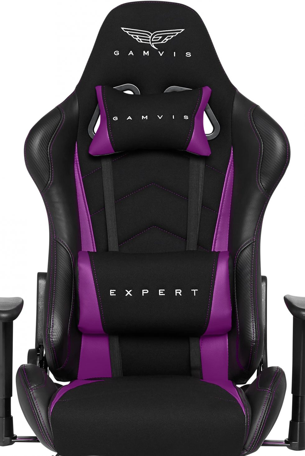 Gamvis EXPERT Fabric Gaming Chair - Black/Plum Purple